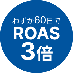 ROAS 3倍